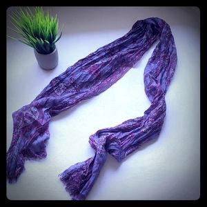 Bass Scarf 100% Polyester Paisley Print